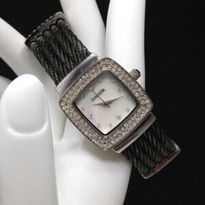 Vintage Chico's Cuff Watch Rhinestones, Needs Battery, 6 1/2 Inches